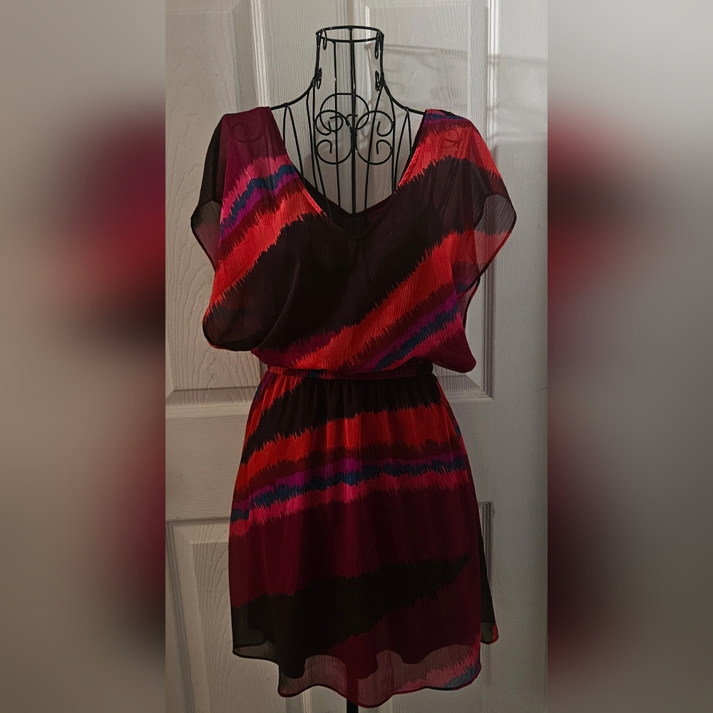 Express Chiffon Layered Dress